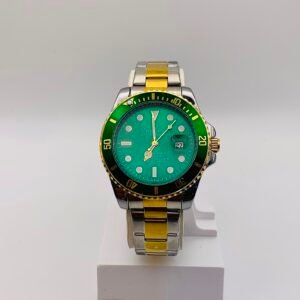 Rolex Submariner Date “Hulk” — recognizable by its green dial and green rotating bezel.